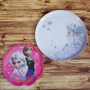 Disney Frozen Melamine Playe Set Elsa Anna Zak! Kids Girls